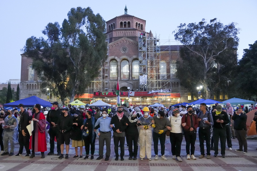 Pro-Palestine protest encampment at UCLA