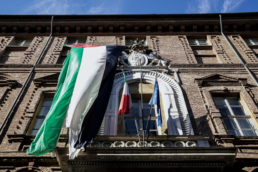 Torino, protesta studentesca per la Palestina