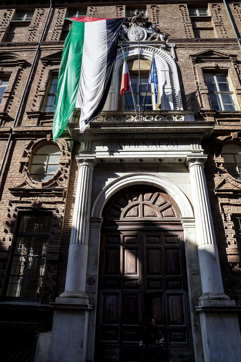 Torino, protesta studentesca per la Palestina