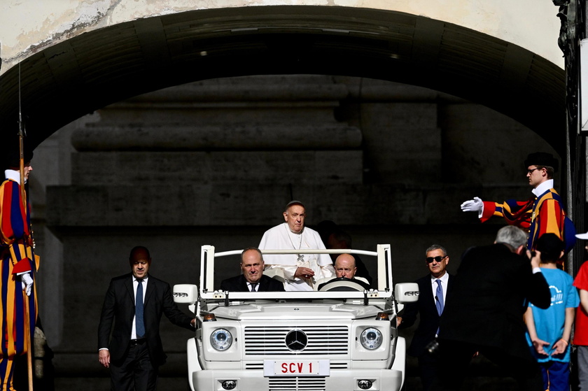 Pope Francis leads his weekly general audience in Vatican City