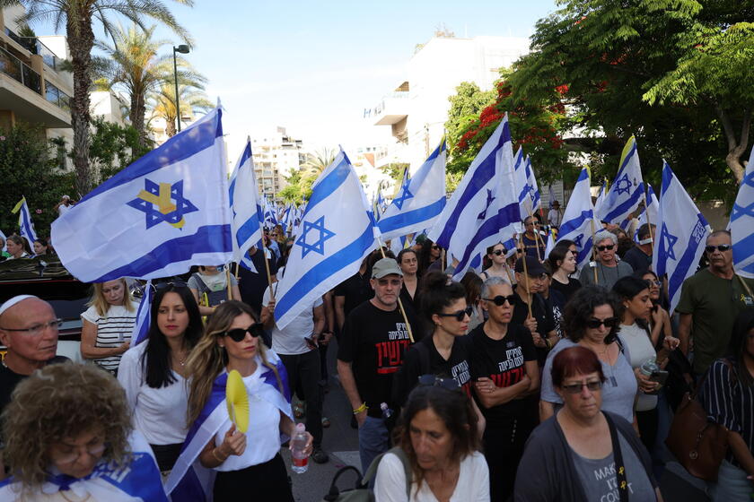 Funeral of Israeli German hostage  Hanan Yablonka in Israel