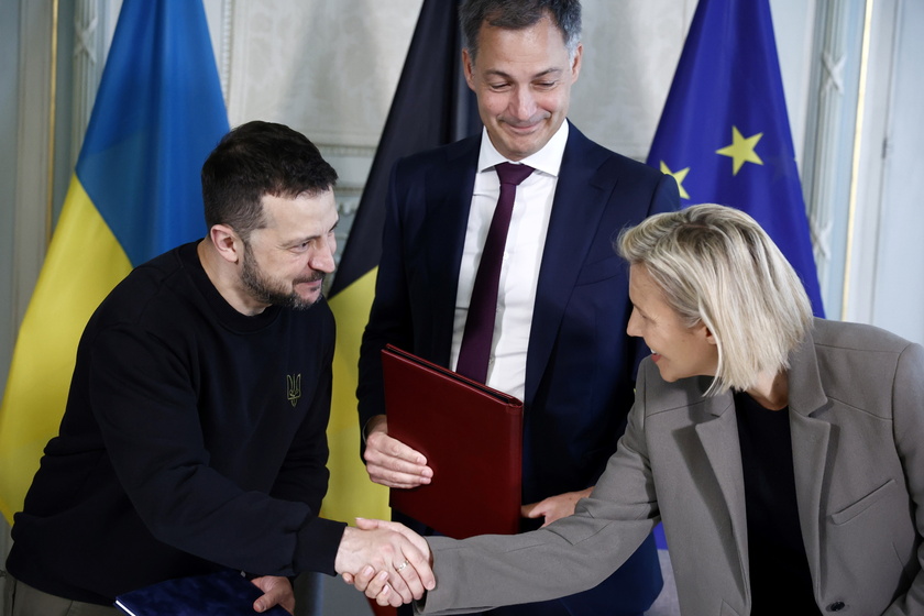 President of Ukraine Volodymyr Zelensky visits Belgium