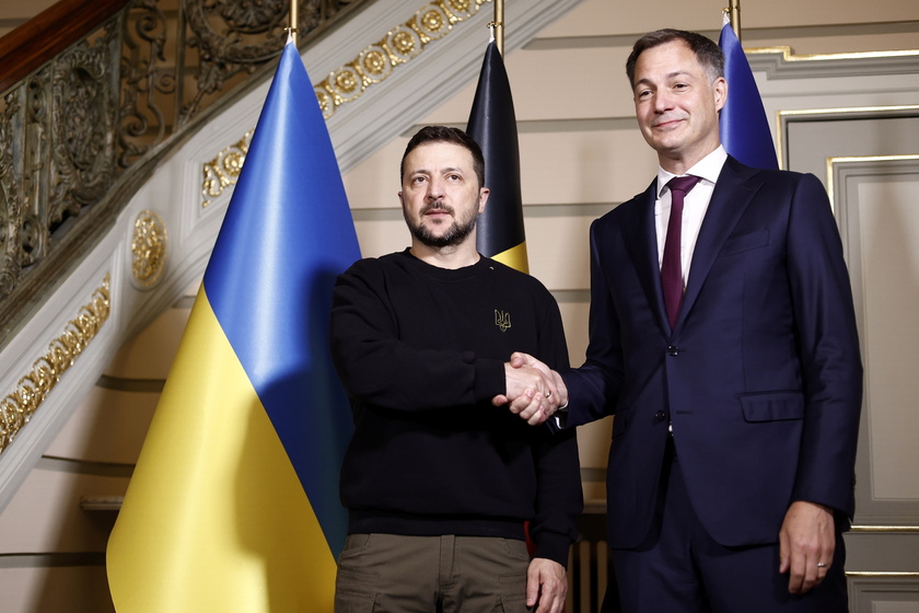 President of Ukraine Volodymyr Zelensky visits Belgium