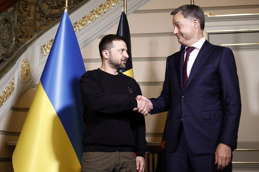 President of Ukraine Volodymyr Zelensky visits Belgium