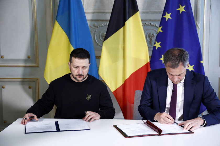 President of Ukraine Volodymyr Zelensky visits Belgium