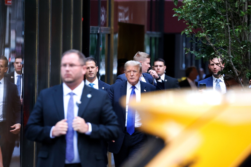 Former US President Trump Returns Trump Tower After Guilty Verdicts