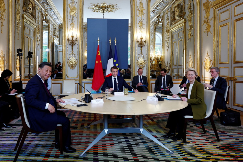 French President Macron receives Chinese President Xi Jinping for a State visit