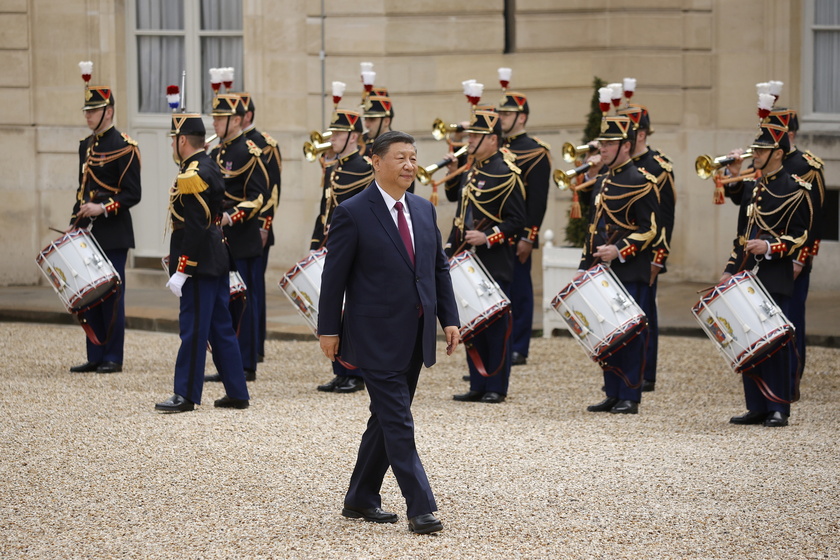 French President Macron receives Chinese President Xi Jinping for a State visit