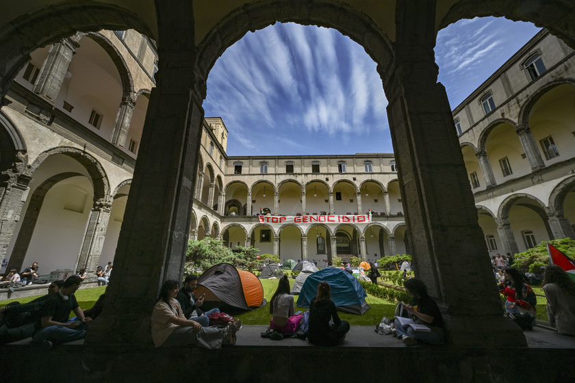 Anche gli studenti della Federico II in tenda per la Palestina