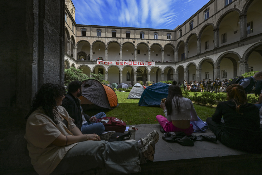 Anche gli studenti della Federico II in tenda per la Palestina