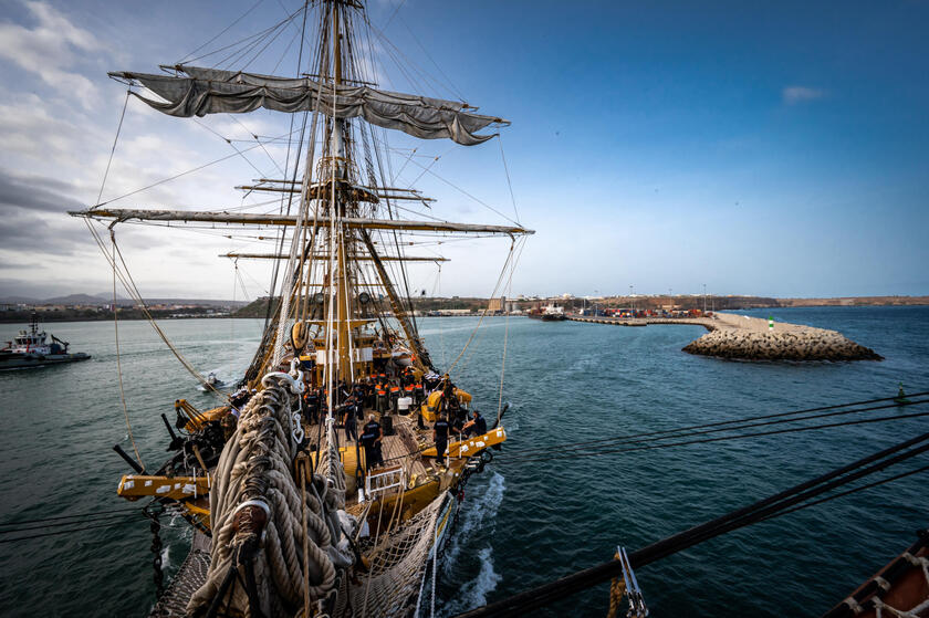 L'Amerigo Vespucci ha lasciato il Messico