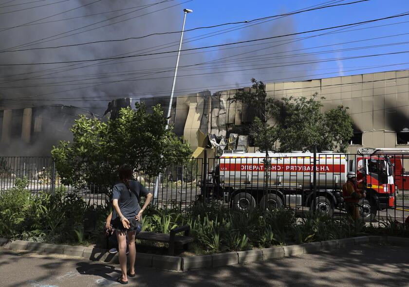 At least four men were injured as a result of a Russian rocket attack on Odesa