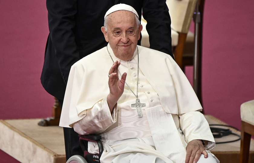 Pope Francis' meets the Choirs