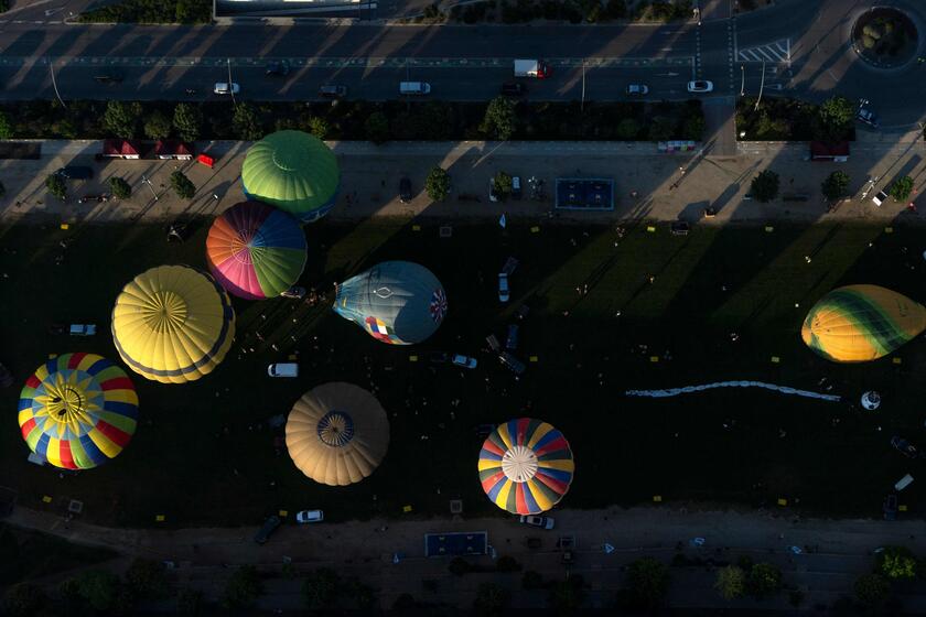 In Spagna l'European Balloon Festival, il paradiso delle mongolfiere