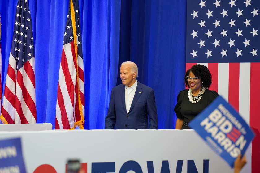 President Biden Campaigns in Detroit, Michigan