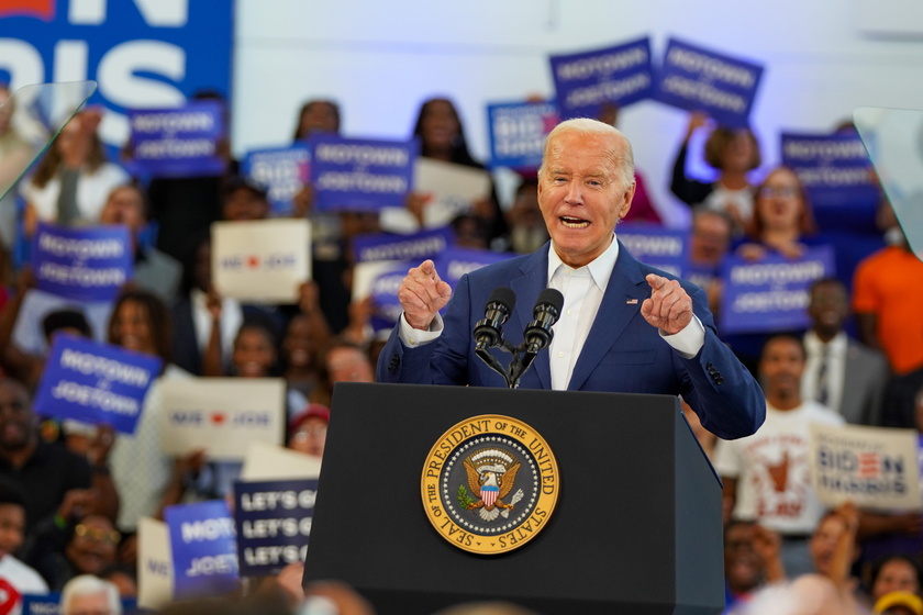 President Biden Campaigns in Detroit, Michigan