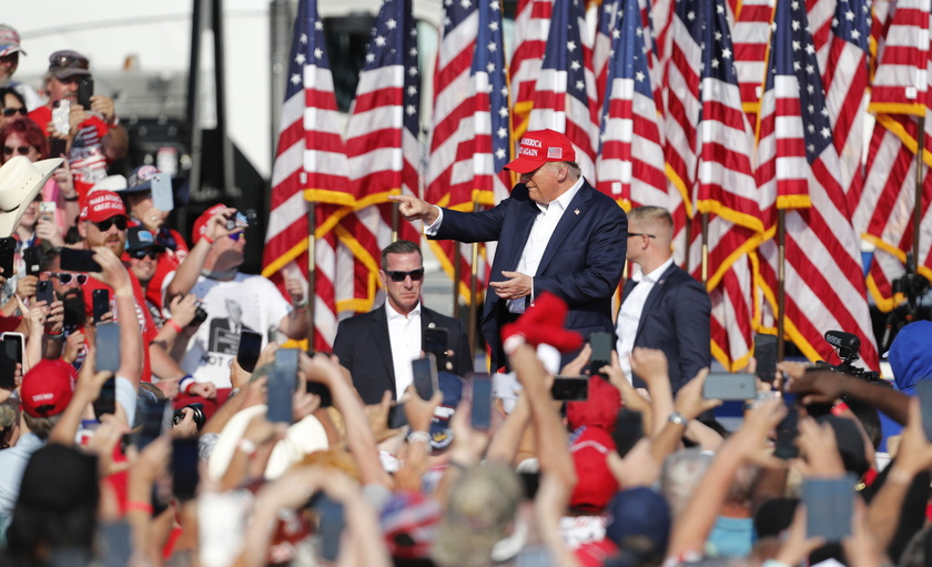 Former US President Donald Trump holds rally in Butler, Pennsylvania