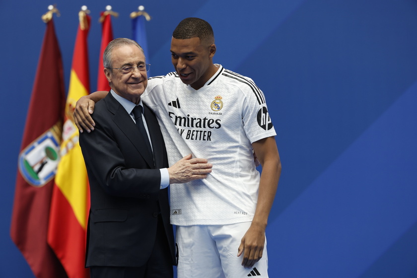 Real Madrid present new signing Kylian Mbappe