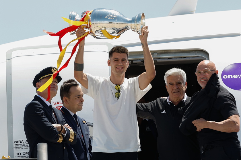 Spanish national team returns to Madrid and celebrate UEFA EURO 2024 win