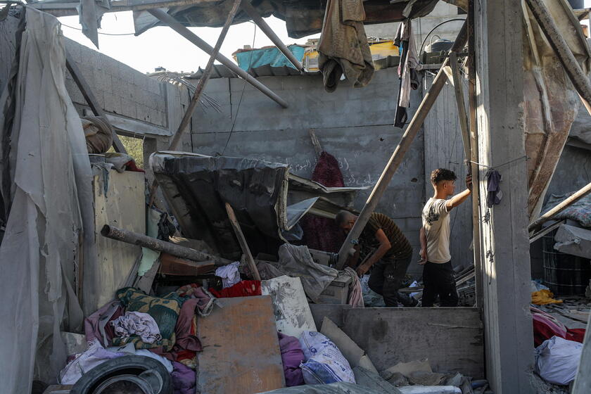 Israeli airstrike kills several members of a family in central Gaza Strip