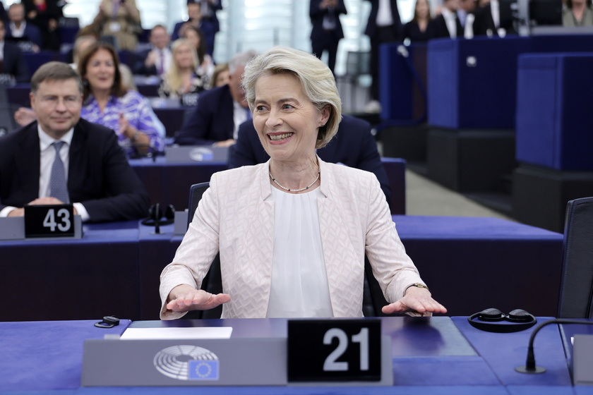 EU Parliament re-elects Ursula von der Leyen as European Commission President