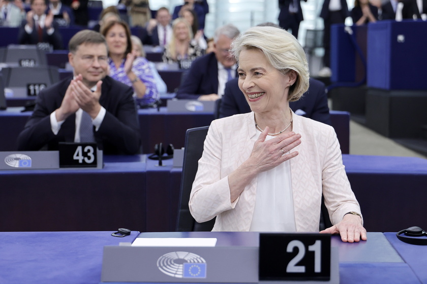 EU Parliament re-elects Ursula von der Leyen as European Commission President