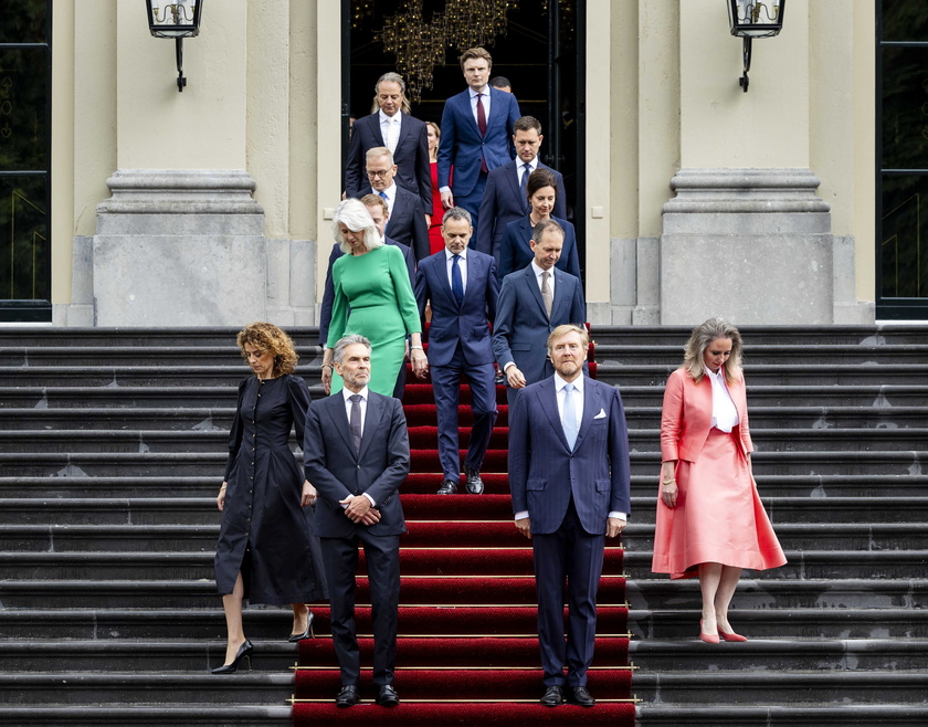 Dutch King swears in new Dutch Prime Minister Dick Schoof and his cabinet