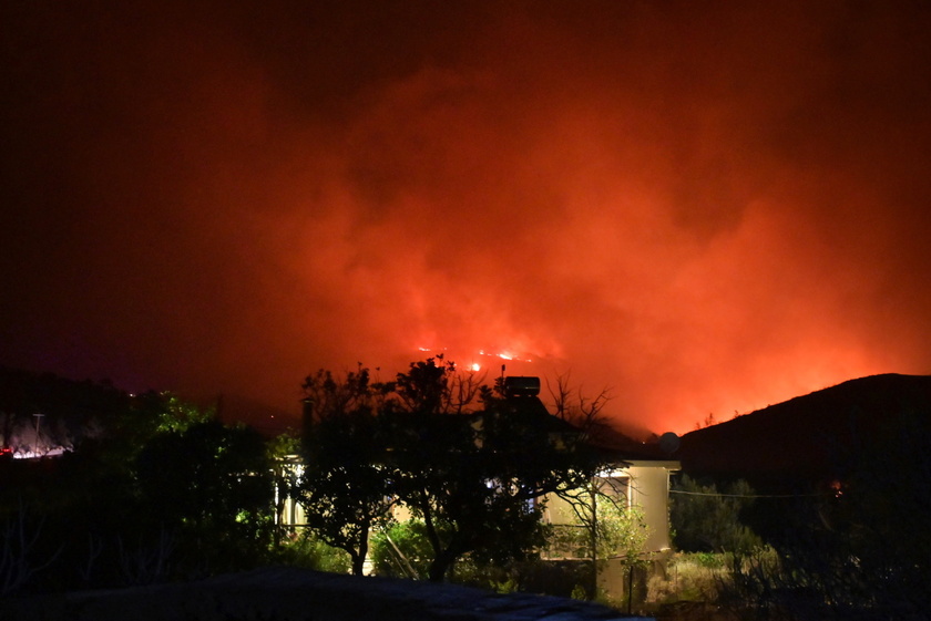 Wildfires break out on Greece's Chios island