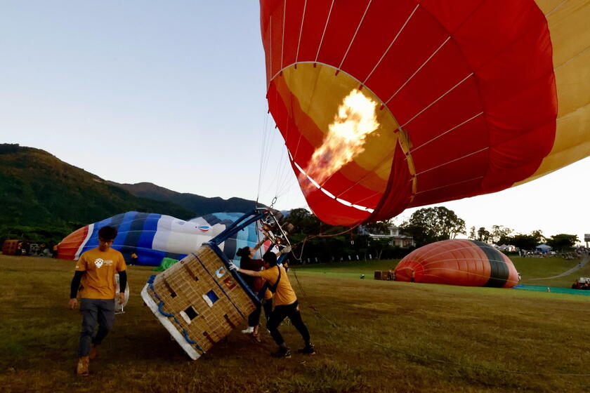 International hot air balloon festival in Taiwan