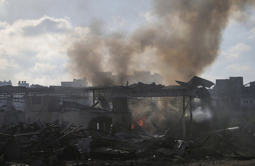 Israeli air strike on Al-Zawaida, Gaza Strip