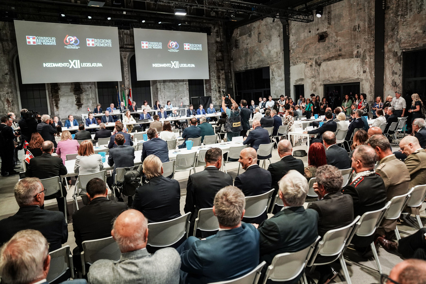 Piemonte, si insedia la dodicesima legislatura regionale