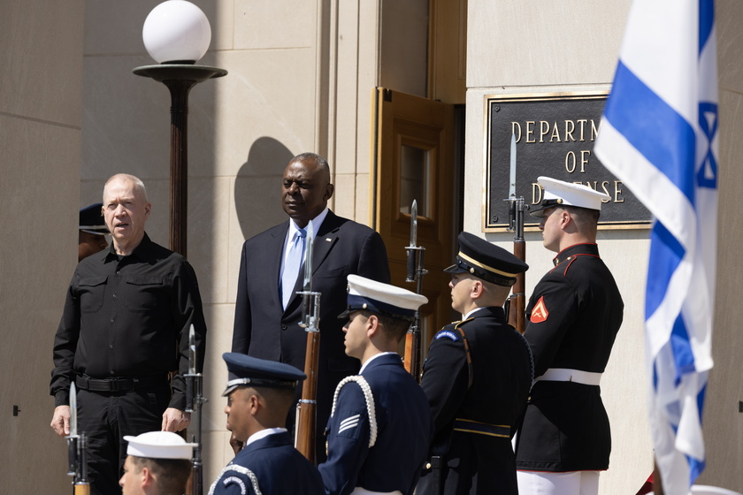 US Defense Secretary Austin hosts Israeli Defense Minister Gallant at the Pentagon