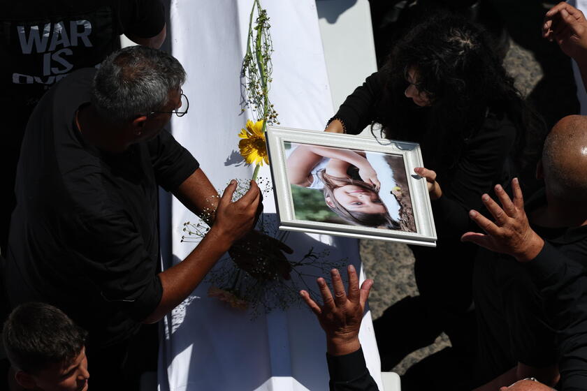 Relatives attend funeral of victims in Majdal Shams, after missile attack from Lebanon