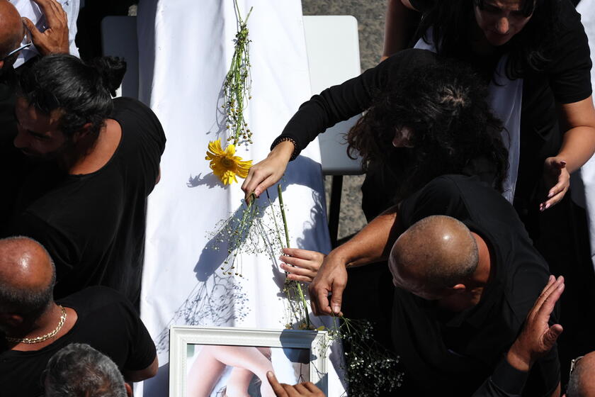 Relatives attend funeral of victims in Majdal Shams, after missile attack from Lebanon