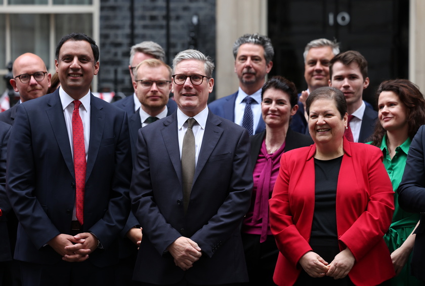 British Cabinet meeting at Downing Street in London