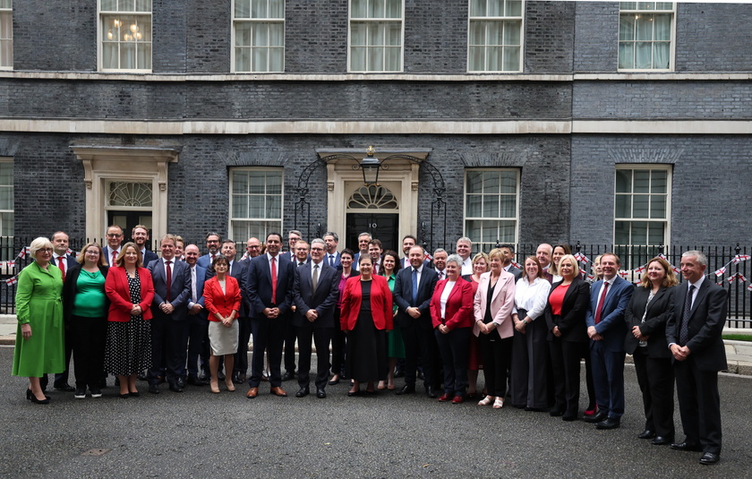 British Cabinet meeting at Downing Street in London