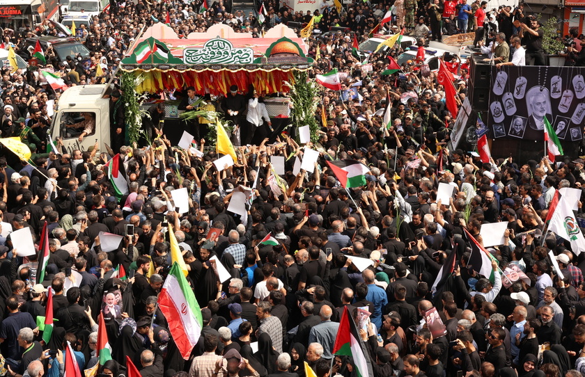 Funeral procession for late Hamas leader Ismail Haniyeh in Tehran