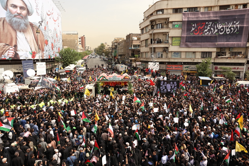 Funeral procession for late Hamas leader Ismail Haniyeh in Tehran