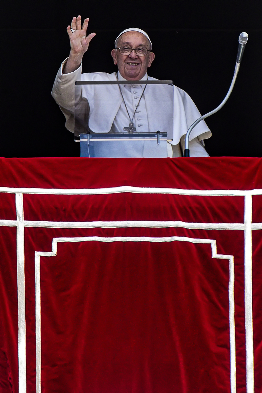 Pope Francis' Angelus prayer in Vatican