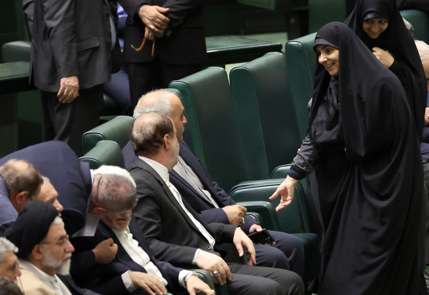 Iranian President Pezeshkian presents his cabinet at Parliament