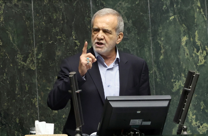 Iranian President Pezeshkian presents his cabinet at Parliament