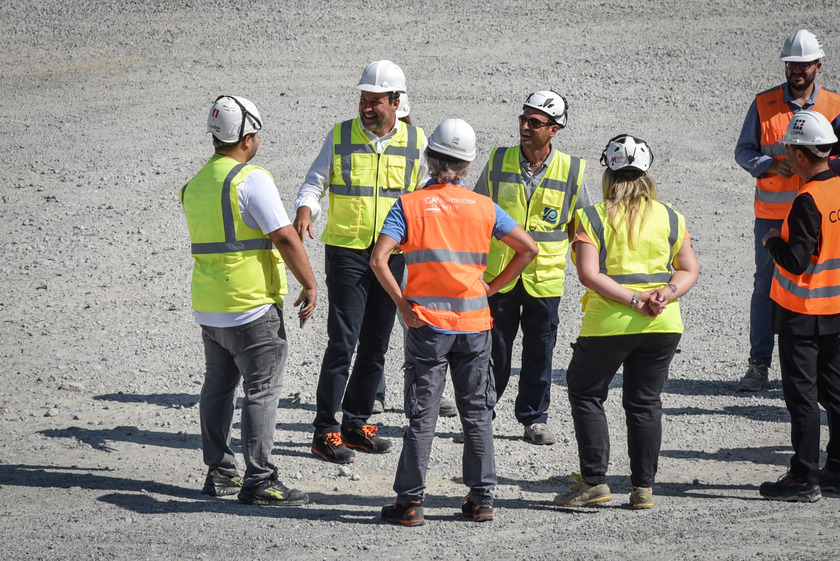 Salvini visita cantieri per Milano Cortina 2026