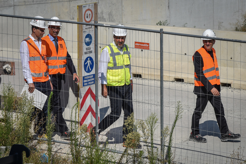 Salvini visita cantieri per Milano Cortina 2026