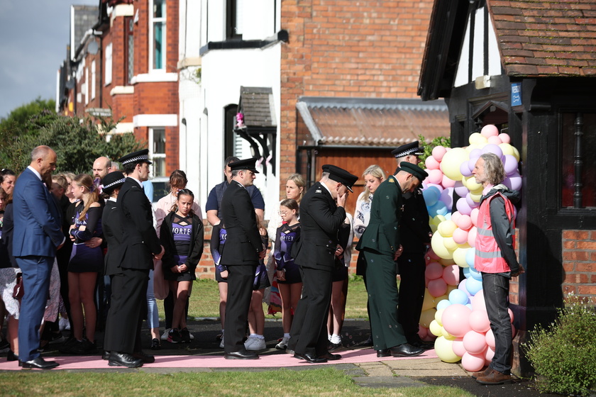 Funeral of Southport attack seven-year-old victim Elsie Dot Stancombe 