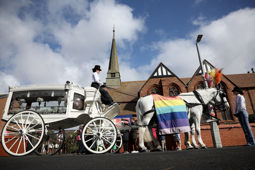 Funeral of Southport attack seven-year-old victim Elsie Dot Stancombe 