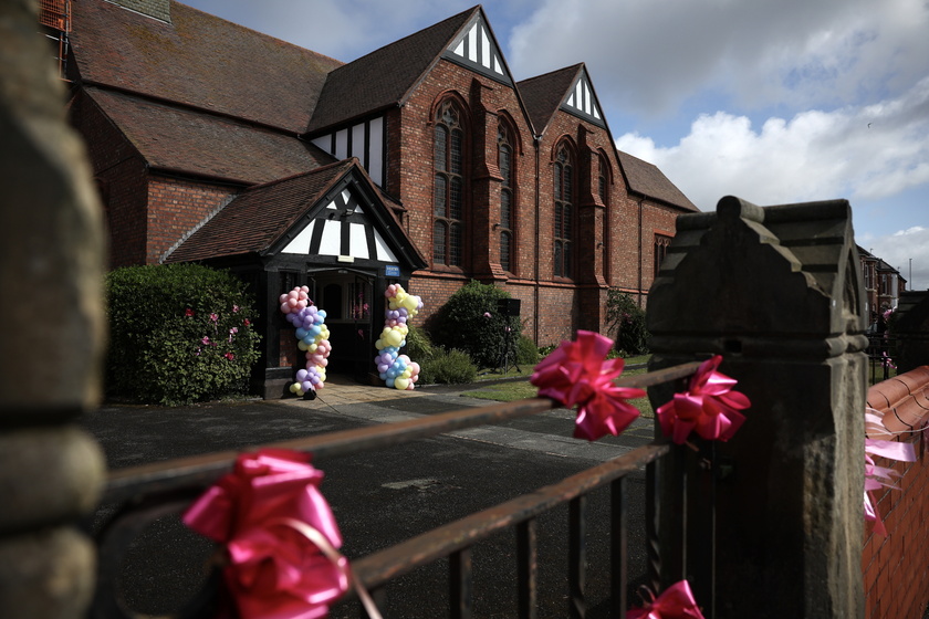 Funeral of Southport attack seven-year-old victim Elsie Dot Stancombe 