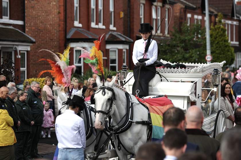 Funeral of Southport attack seven-year-old victim Elsie Dot Stancombe 