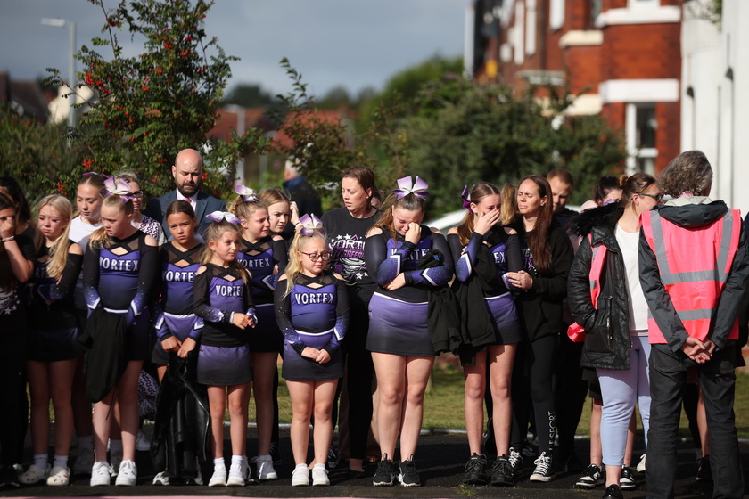 Funeral of Southport attack seven-year-old victim Elsie Dot Stancombe 