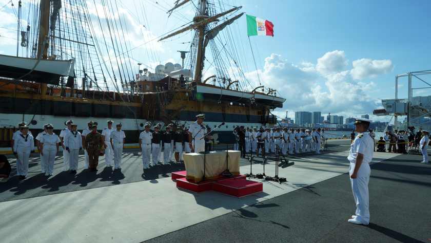 L'Amerigo Vespucci è arrivata a Tokyo