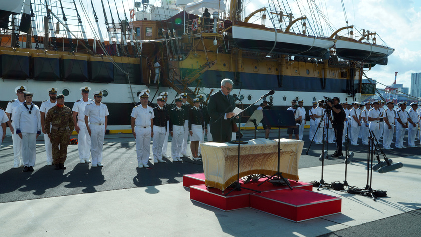 L'Amerigo Vespucci è arrivata a Tokyo